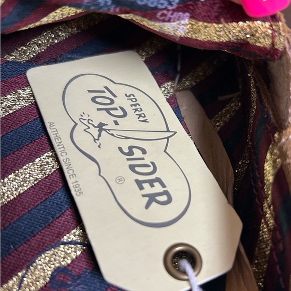 Sperry Top-Sider Womens Shoe 9M Gold Glitter Casual Boat Shoes Fashion Sneaker - Picture 10 of 11